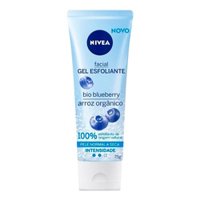Gel Esfoliante Facial Nivea Bio Blueberry Arroz Orgânico 75ml