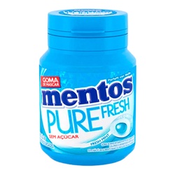 Mentos G.mascar Pure Fresh Mint Azul 56g