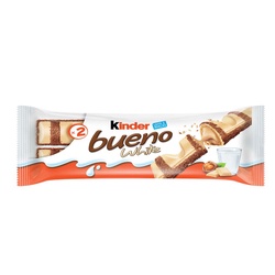 Bombom Wafer Kinder Bueno White Pacote 39g