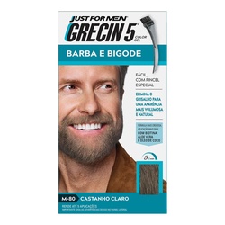 Grecin 5 Gel Tonalizante Barba E Bigode Castanho Claro