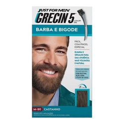Grecin 5 Gel Tonalizante Barba E Bigode Castanho