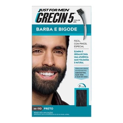 Grecin 5 Gel Tonalizante Barba E Bigode Preto