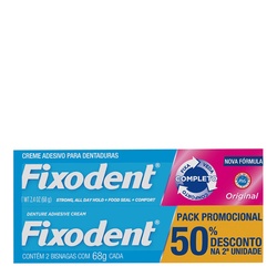 Kit Fixodent 68gr Original 2un