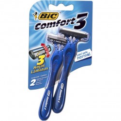 Aparelho De Barbear Bic Confort 2 Unidades Pele Normal