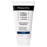 Desodorante Antitranspirante 25% Mix De Cloridratos De Alumínio + 3% Trealose + 1% Pantenol Principia Skincare Ad-02 Com