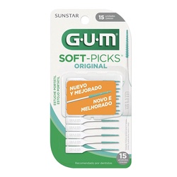 Palito Interdental G.u.m Soft Picks Original Com 15 Unidades