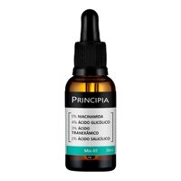 Sérum 5% Niacinamida + 4% Glicólico + 3% Tranexâmico + 2% Salicílico Principia Skincare Mix-01 - Anti-acne Com 30ml
