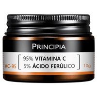 Vitamina C Pura 95% + 5% Ácido Ferúlico Principia Skincare Vc-95 Pó Ultrafino