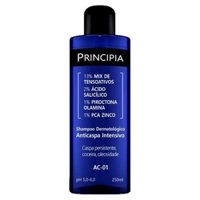 Shampoo Anticaspa 13% Tensoativos + 2% Acido Salicilico + 1% Piroctona Olamina+1%pca Zinco Principiaskincareac-01 250ml