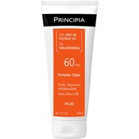 Protetor Solar Corporal Fps 60 Fluido Toque Seco Antioleosidade C/ 2% Niacinamida Principia Skincare Ps-03 Com 200ml