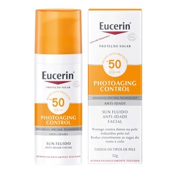 Protetor Solar Facial Eucerin Photoaging Control Sun Fluido Fps50 50ml