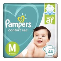 Fralda Pampers Confort Mega M 44 Unidades