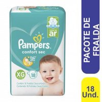 Fralda Pampers Confort Sec Economica Xg 18 Unidades