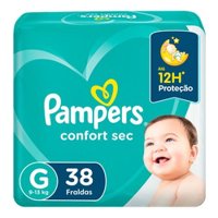Fralda Pampers Confort Mega G 38 Unidades