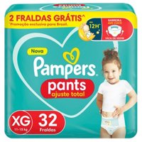 Fralda Pampers Confort Sec Pants Mega Xg 32 Unidades