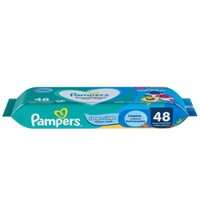 Lenços Umedecidos Pampers Splash Baby Shark 48 Unidades