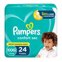 Fralda Pampers Confort Mega Xxxg 24 Unidades