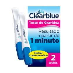 Clear Blue Teste De Gravidez Plus Com 2 Unidades