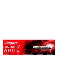 Creme Dental Colgate 70g Luminous White Carvao