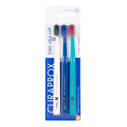 Escova Dental Curaprox Ultra Soft Com 3 Unidades Ref.5460t
