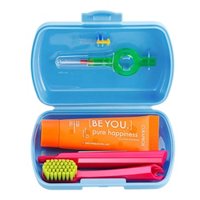 Kit Viagem Curaprox Escova Dental + Creme Dental + Estojo Unidade