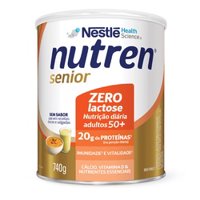 Suplemento Alimentar Nutren Senior Zero Lactose Sem Sabor 740g