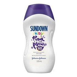 Protetor Solar Corporal Infantil Sundown Kids Praia E Piscina Fps 60 Com 120ml