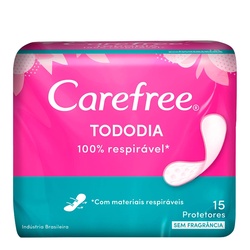 Protetor Diário Carefree Tododia Sem Perfume 15 Unidades