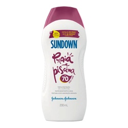 Protetor Solar Corporal Sundown Praia E Piscina Fps 70 Com 200ml