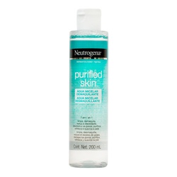 Água Micelar Neutrogena Purified Skin 7 Em 1 Demaquilante Com 200ml