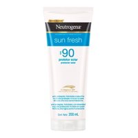 Protetor Solar Neutrogena Sun Fresh Corpo E Rosto LoÇÃo Fps 90 Com 200ml