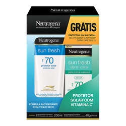 Kit Protetor Solar Sun Fresh Fps70 200ml+ Protetor Solar Fps70 40g