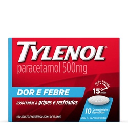 Tylenol 500mg 10 Comprimidos