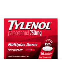 Tylenol 750mg 10 Comprimidos