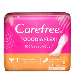 Protetor Diário Carefree Tododia Flexi Sem Perfume