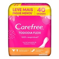 Protetor Diário Carefree Tododia Flexi 40 Unidades