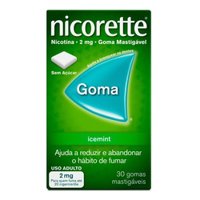 Nicorette Icemint 2mg Sem AÇÚcar Com 30 Gomas MastigÁveis