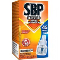 Sbp Repelente Refil ElÉtrico LÍquido 45 Noites Com 3 Unidades