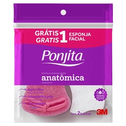 Esponja Banho Ponjita Anatomica Sortido