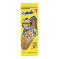 Aparelho Probak Ii Barbeador DescartÁvel Com 7 Unidades
