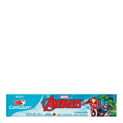 Creme Dental Condor Kids+ 50 Gramas Avengers Morango