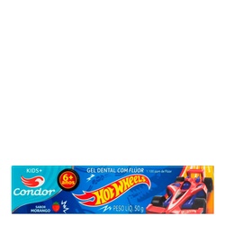 Creme Dental Condor Bambinos 3 50gr Hotwheels