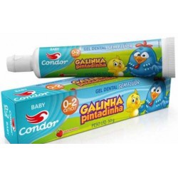 Creme Dental Condor 50gr Galinha Pintadinha  3 Unidades