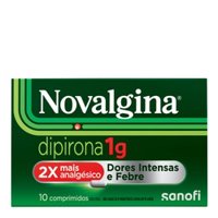 Analgésico E Antitérmico Novalgina 1g 10 Comprimidos