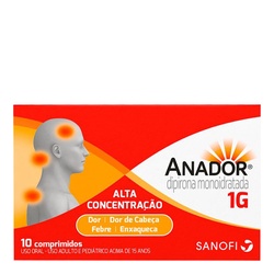 Anador 1g 10 Comprimidos