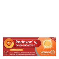 Redoxon 1g Bayer Laranja 10 Comprimidos Efervescentes
