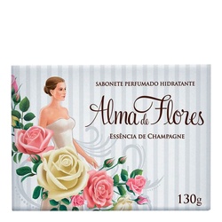 Sabonete Alma De Flores 130gr Champagne Flores Brancas