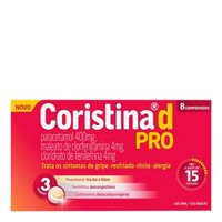 Coristina D Pro Envelope Com 8 Comprimidos