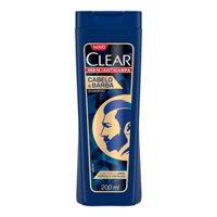 Shampoo Clear 200ml Anticaspa Cabelo Barba