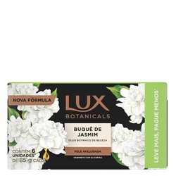 Kit Sabonete Lux Botanicals 85g Buque Jasmim 06 Unidades De Cada